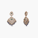 Necklaces Floral Classic Moissanite Silver Long Necklace Set