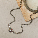 Necklaces Navaratna Moissanite Silver Mangalsutra Necklace