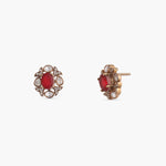 Necklaces Ruby Moissanite Silver Mangalsutra Necklace Set