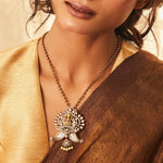 Pendants Surabhi CZ Silver Pendant Set