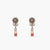 Amara Moissanite Beaded Silver Necklace Set