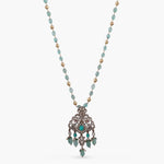 Pendants Arpita Moissanite Silver Beaded Pendant Necklace
