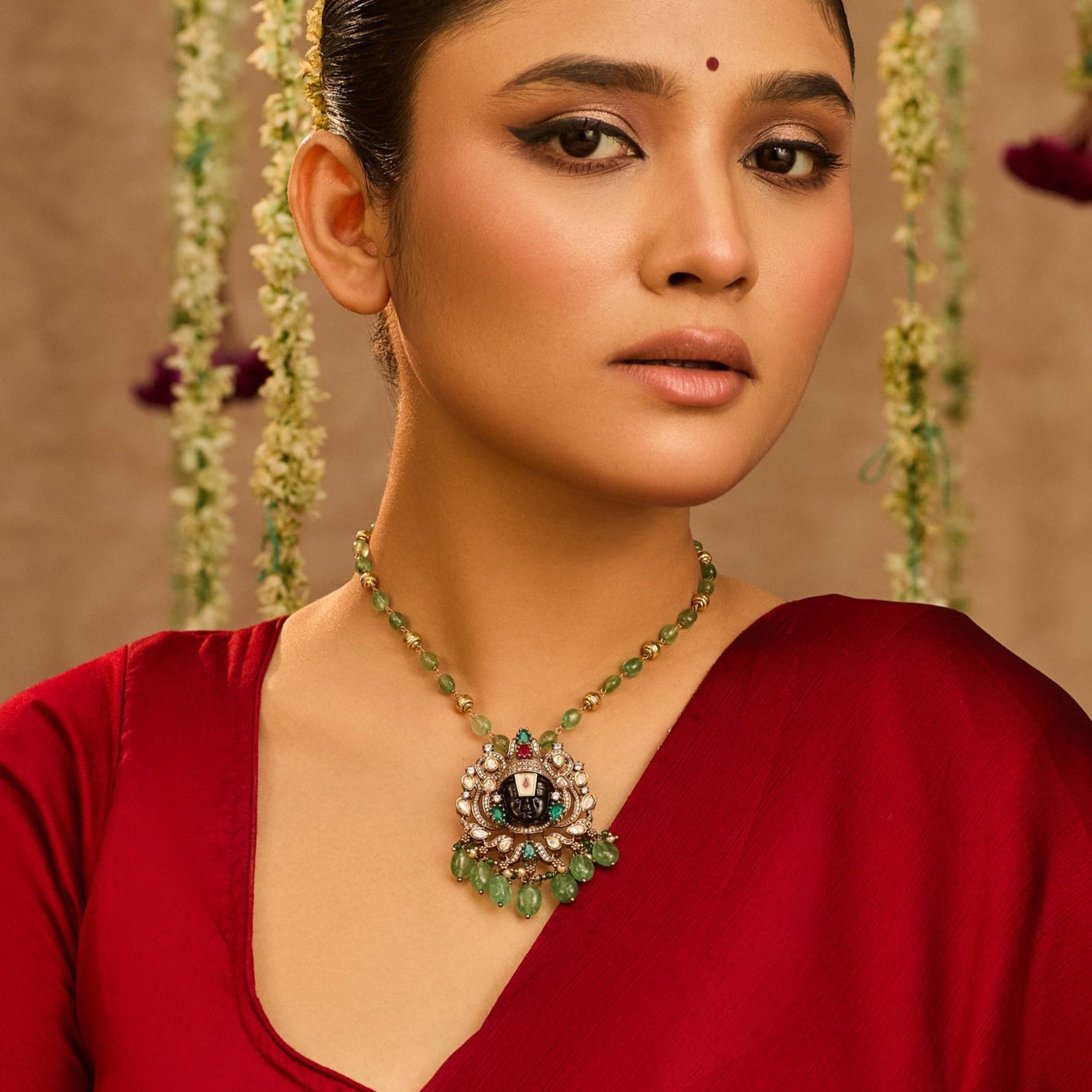 Pendants Lord Balaji Moissanite Silver Pendant Necklace