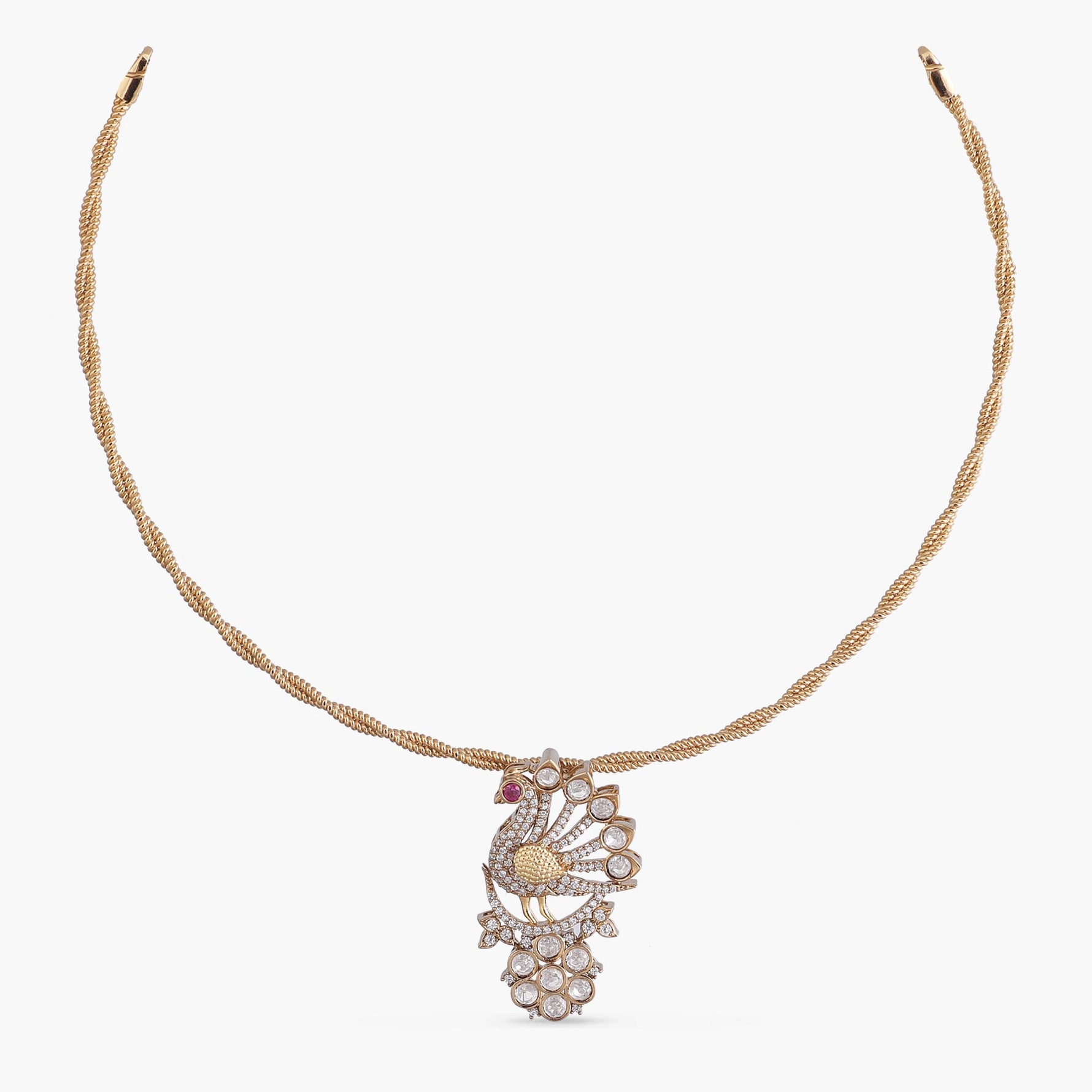 Pendants Nityaa Moissanite Silver Pendant Necklace