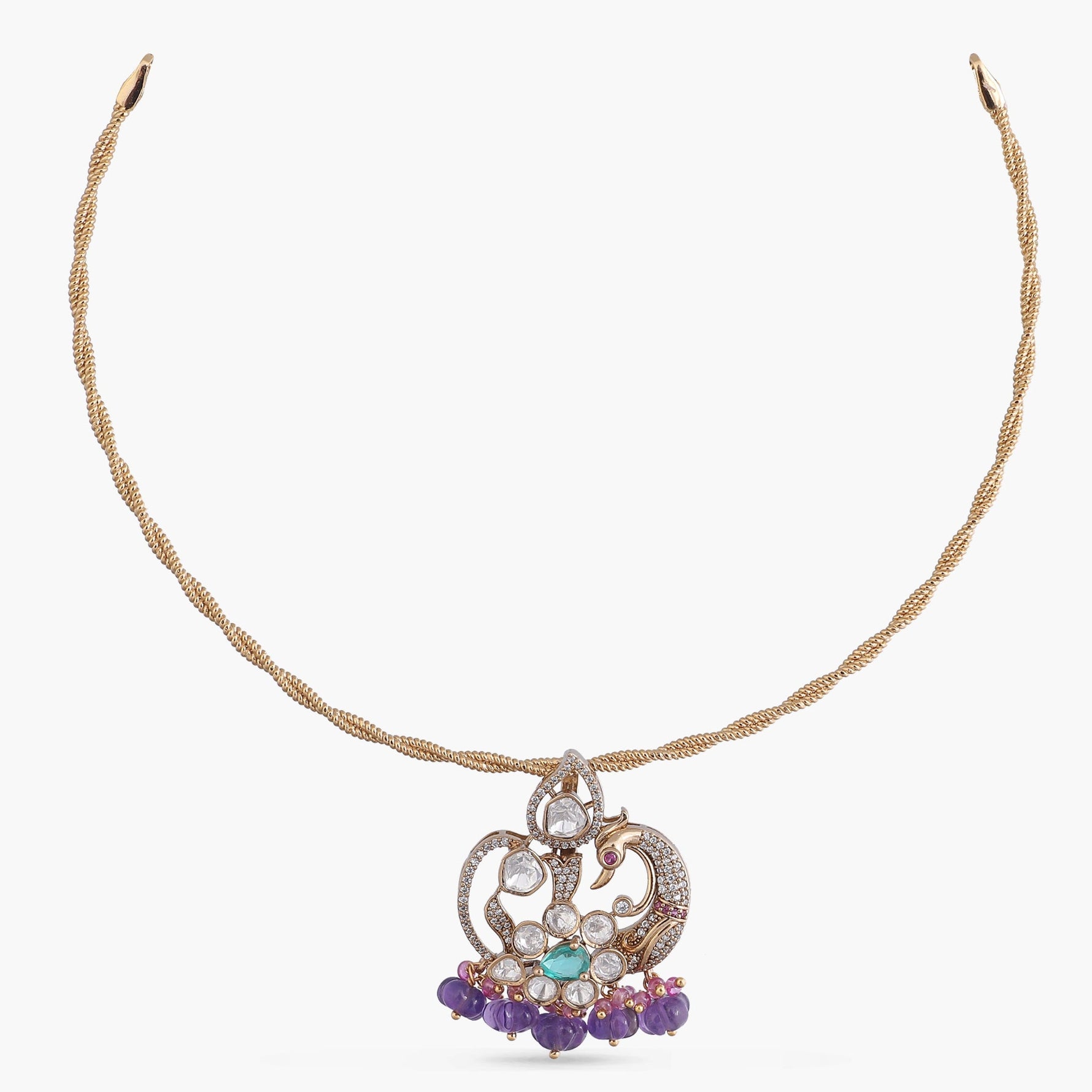 Pendants Madhura Moissanite Silver Pendant Necklace