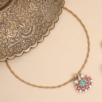 Pendants Mayurakshi Moissanite Silver Pendant Necklace