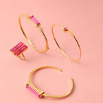 By Your Side CZ Silver Open Ring