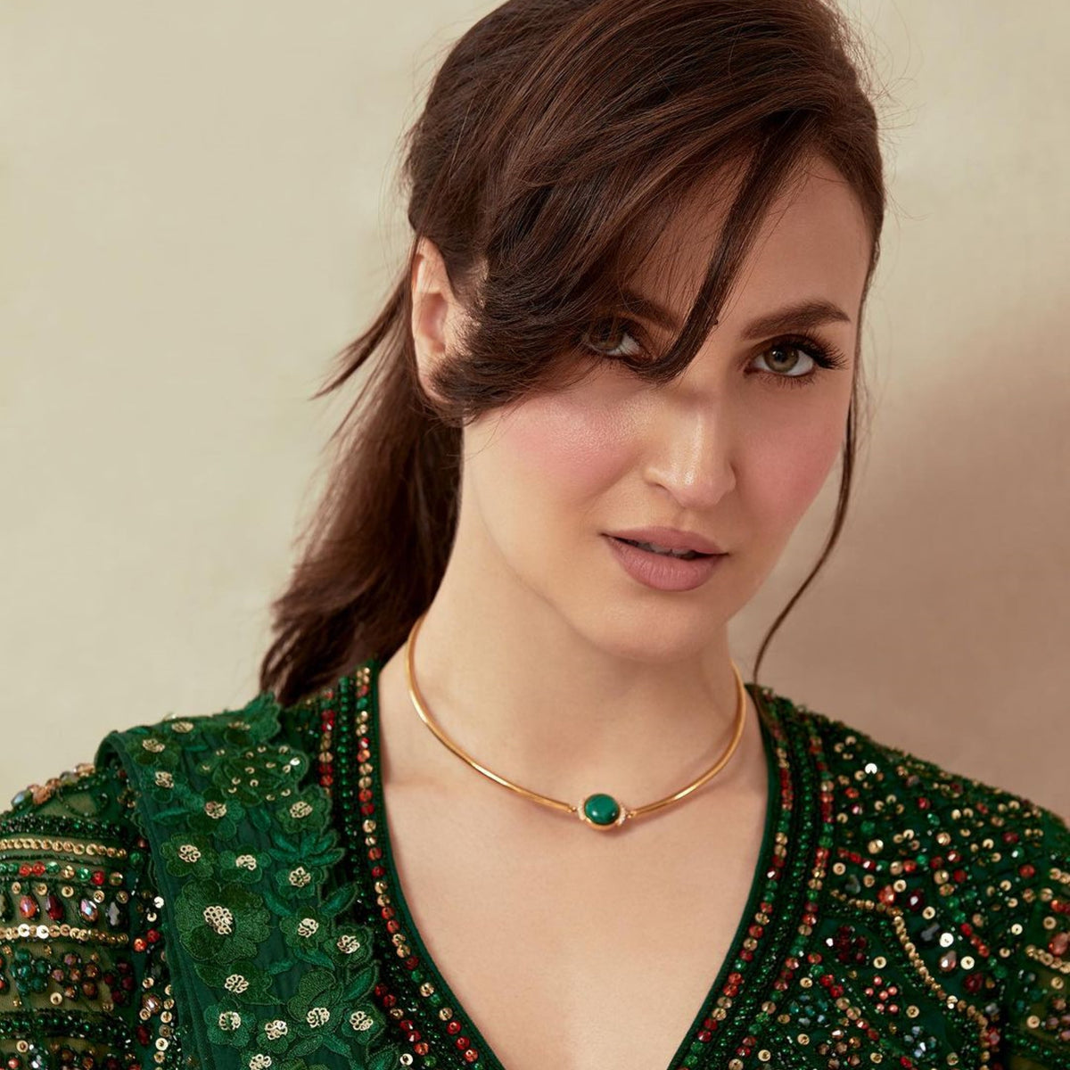 Malachite Classic Silver Hasli Necklace