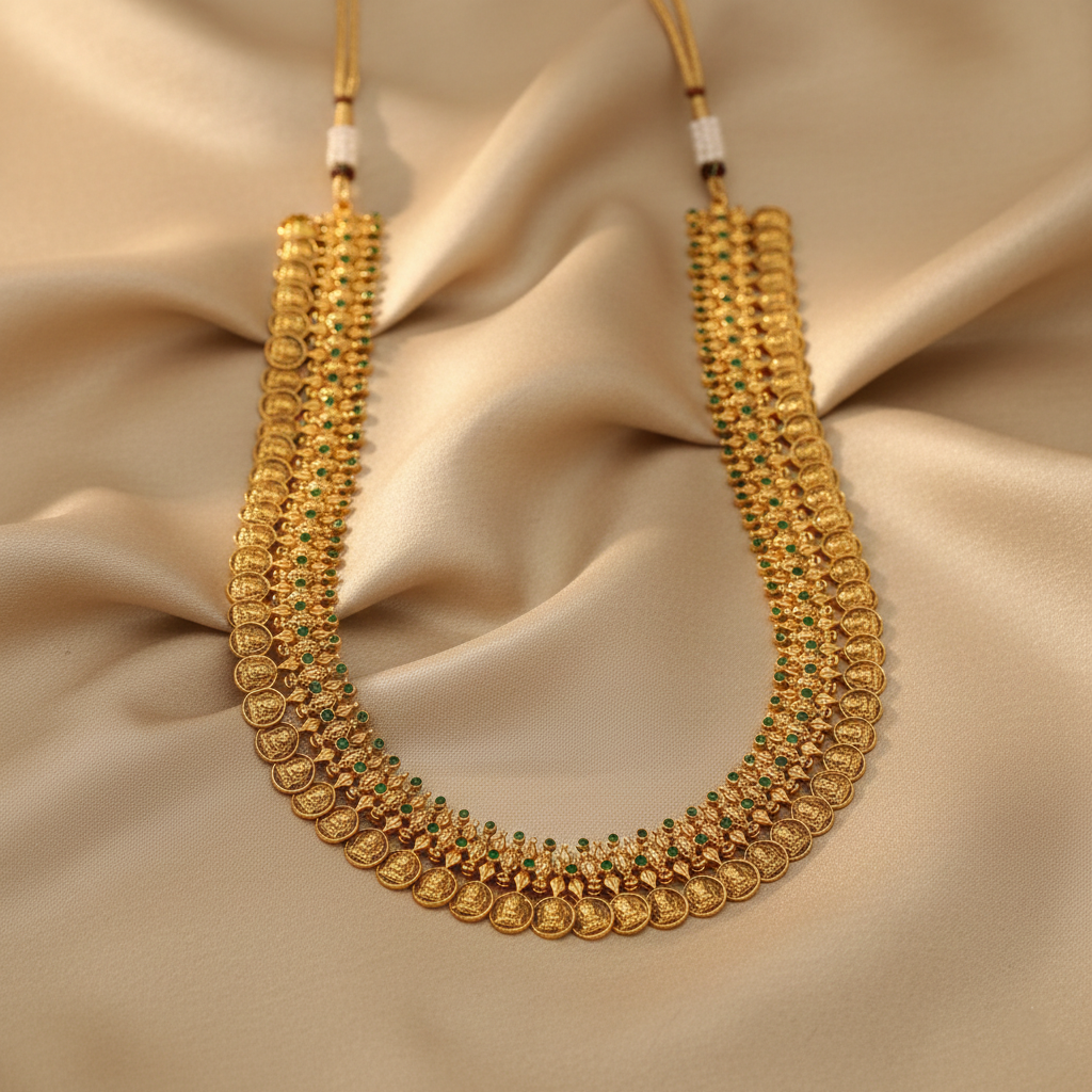 Necklaces Hiran Antique Nakshi Silver Necklace