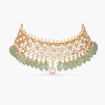 Necklaces Parvati Moissanite CZ Silver Choker