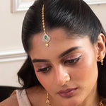 Mayra CZ Silver Maang Tikka
