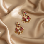 Earrings Jui Kempu Jadau Silver Chandbali Earrings
