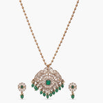 Pendants Ganaraj Moissanite Silver Pendant Set