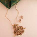 Pendants Padmaja Nakshi Antique Silver Pendant Set