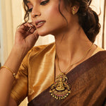 Pendants Padmaja Nakshi Antique Silver Pendant Set