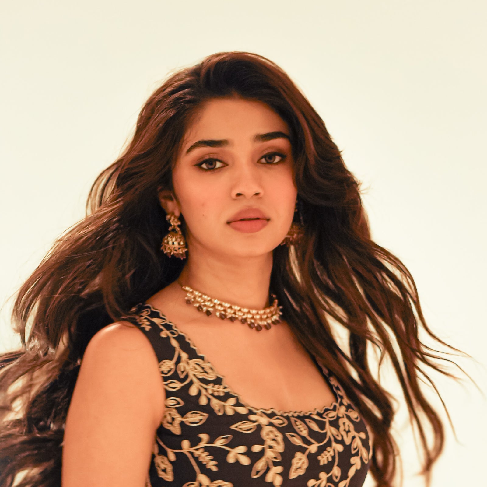 Morni Moissanite Silver Jhumkis