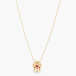 Pendants Radiance Navaratna Silver Pendant Necklace