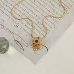 Pendants Radiance Navaratna Silver Pendant Necklace