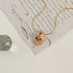 Pendants Vasudha Navaratna Silver Pendant Necklace