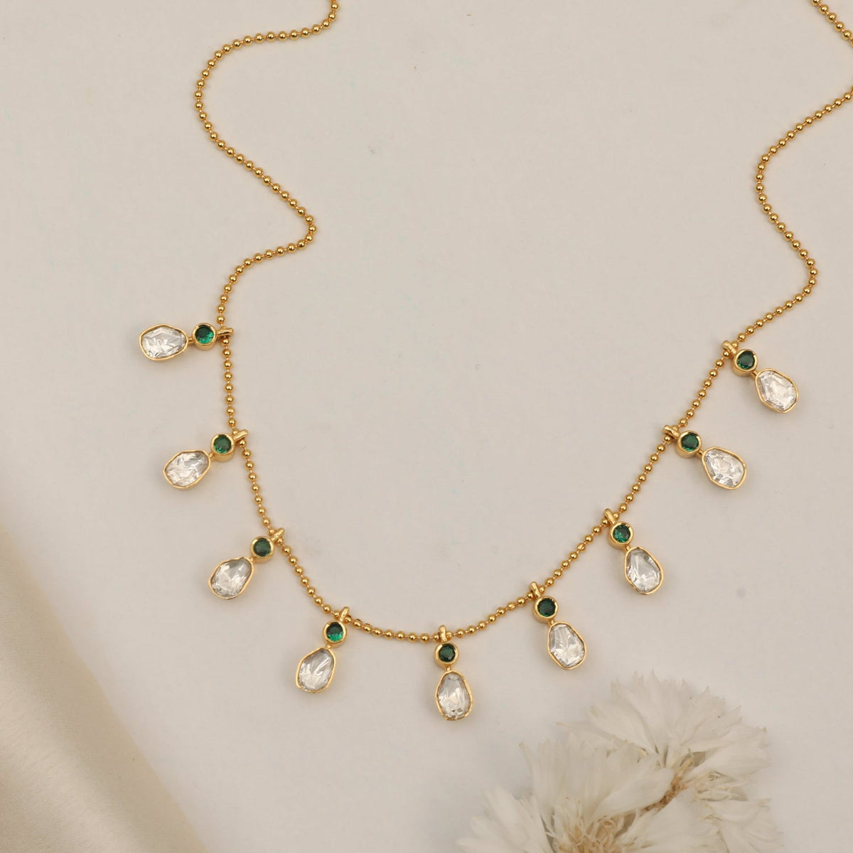 Necklace Nebula Glow Moissanite Silver Necklace
