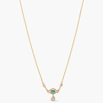 Necklace Eclipse Moissanite Silver Necklace