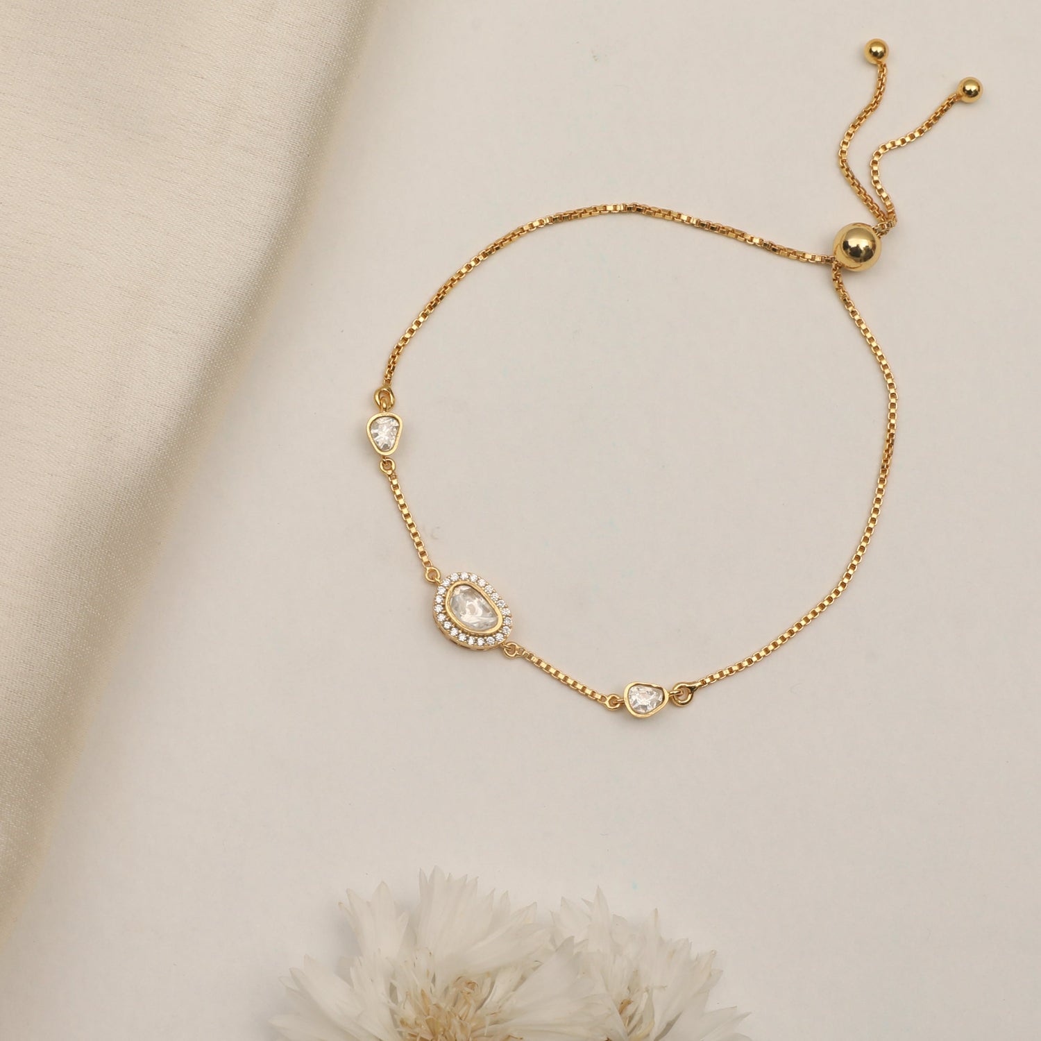 Bracelet Luna Moissanite Silver Bracelet