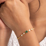 Bracelet Aurora Moissanite Silver Bracelet