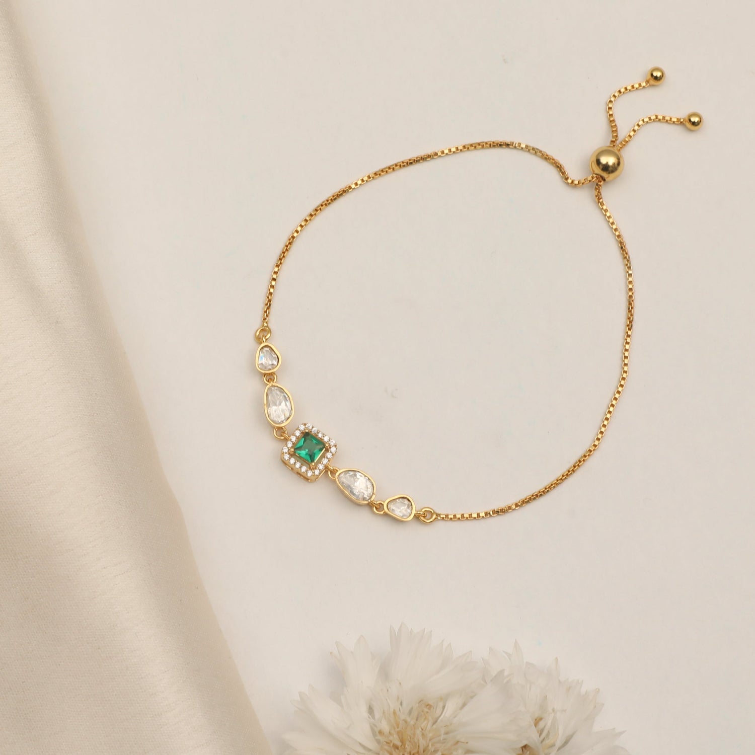 Bracelet Eclipse Moissanite Silver Bracelet