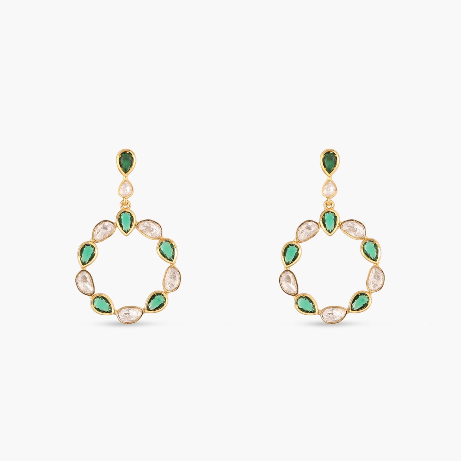 Earrings Midnight Blossom Moissanite Silver Drop Earrings