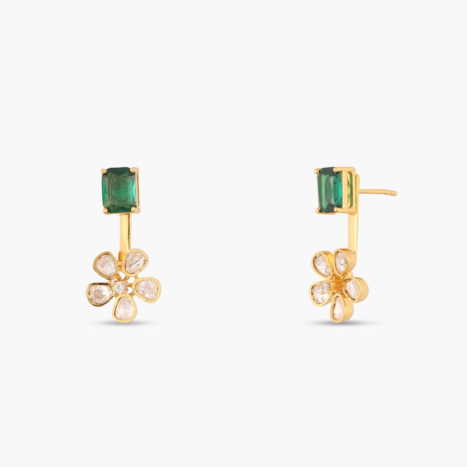 Earrings Lush Moissanite Silver Jacket Earrings