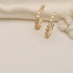 Earrings Starlit Moissanite Silver Hoop Earrings