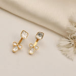 Earrings Moonbeam Moissanite Silver Jacket Earrings