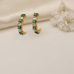 Earrings Glint Moissanite Silver Hoop Earrings