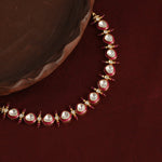 Necklace Rajasi Moissanite Silver Necklace