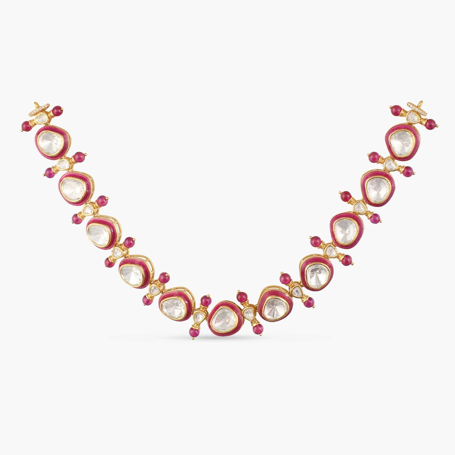 Necklace Rajasi Moissanite Silver Necklace