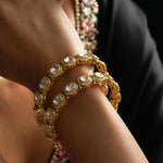 Bangles Timeless Glow Moissanite Silver Bangles