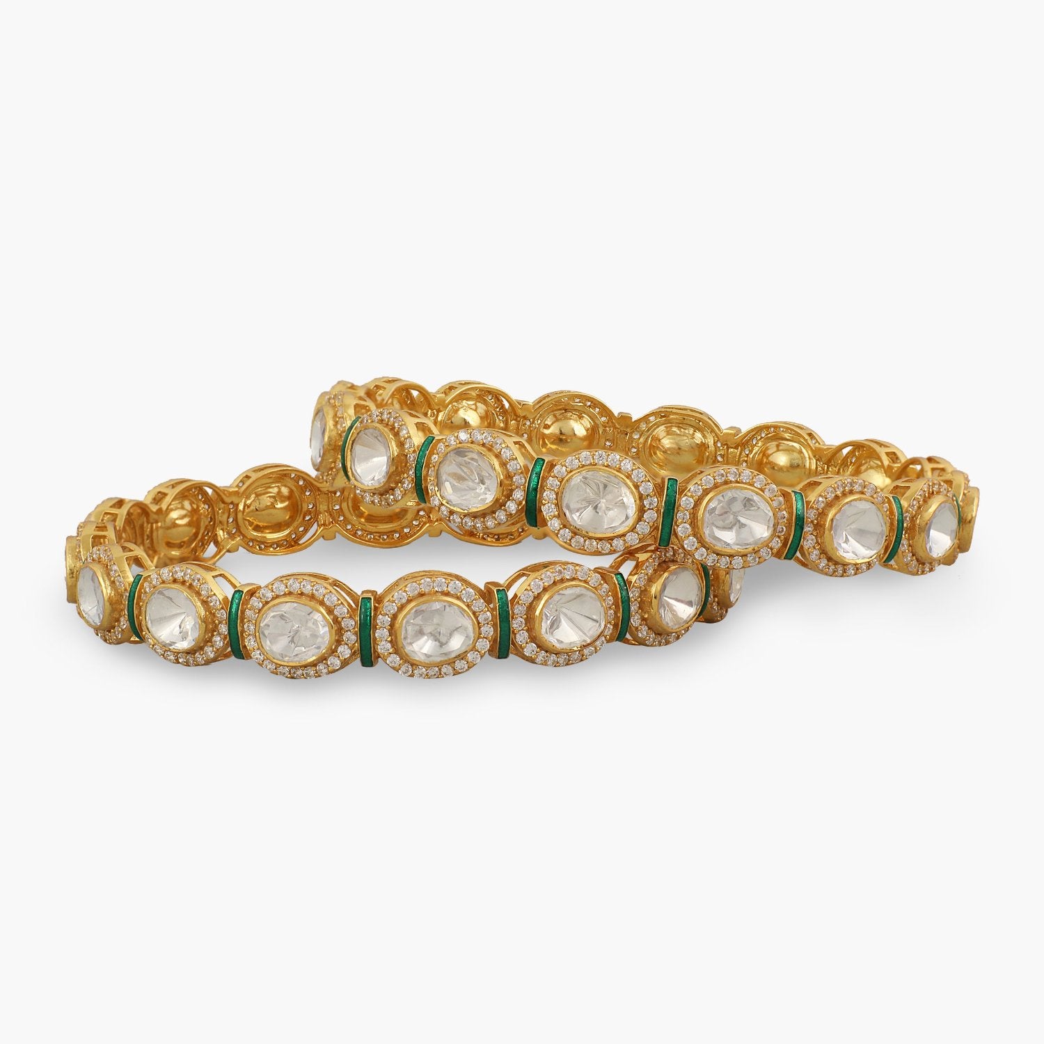 Bangles Timeless Glow Moissanite Silver Bangles