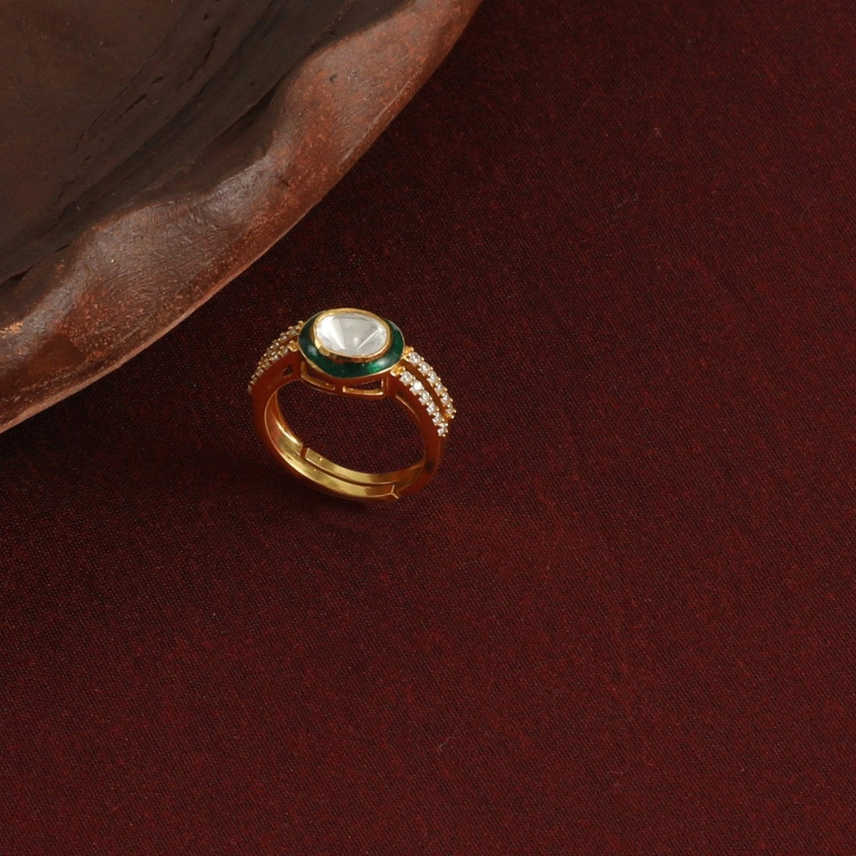 Finger Ring Lush Radiance Moissanite Silver Ring