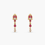 Earrings Parijat Jadau Silver Drop Earrings