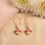 Earrings Malati Jadau Silver Drop Earrings