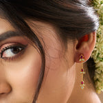Earrings Rekha Jadau Silver Drop Earrings