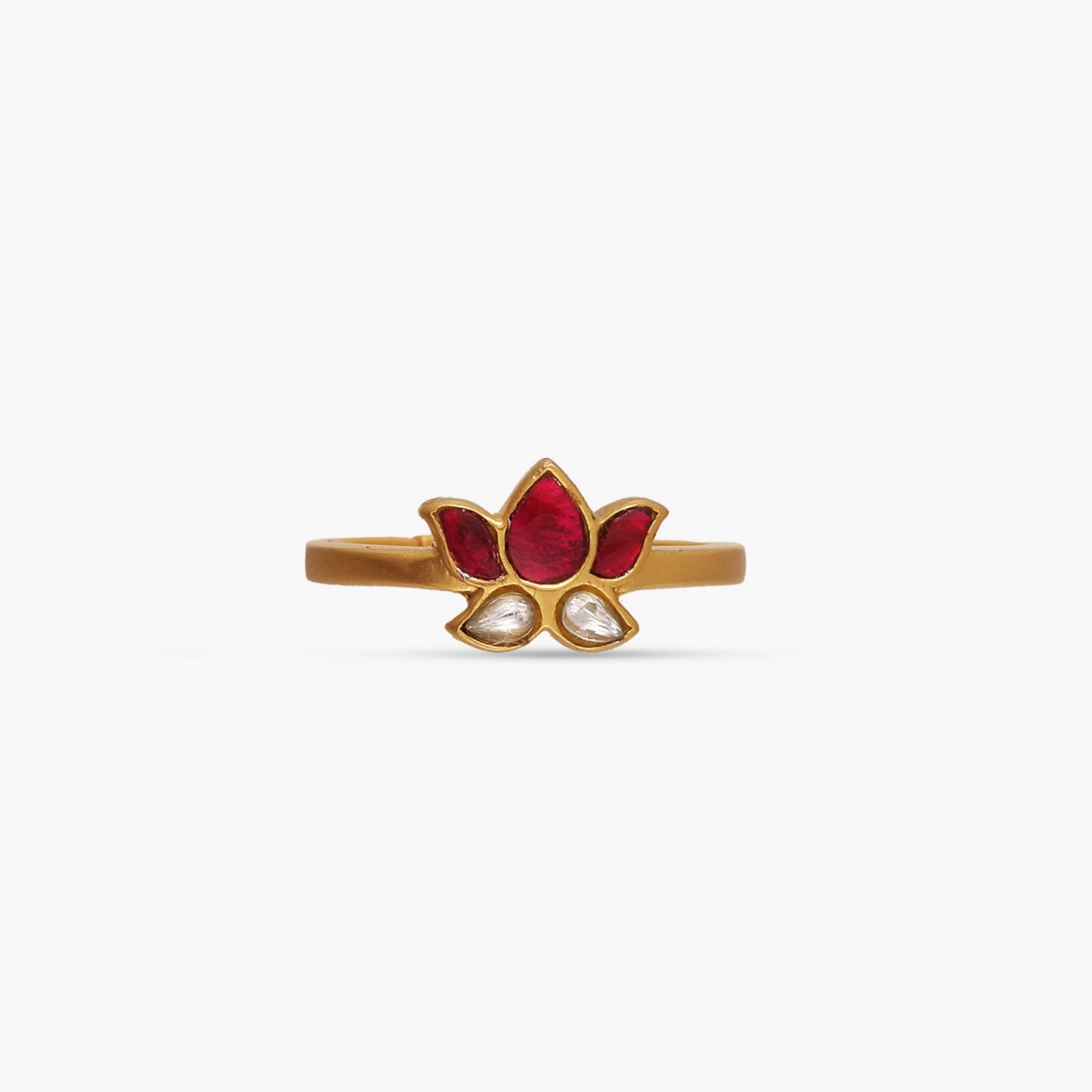 Kamal Jadau Silver Ring