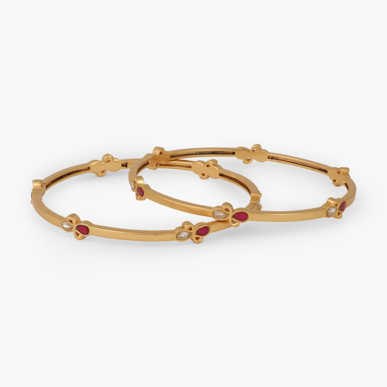 Nazaakat Silver Bangle