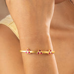 Bracelet Trikon Jadau Silver Bracelet