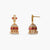 Ruhani Kempu Jadau Silver Jhumka Earrings