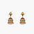 Pushpa Kempu Jadau Silver Jhumka Earrings