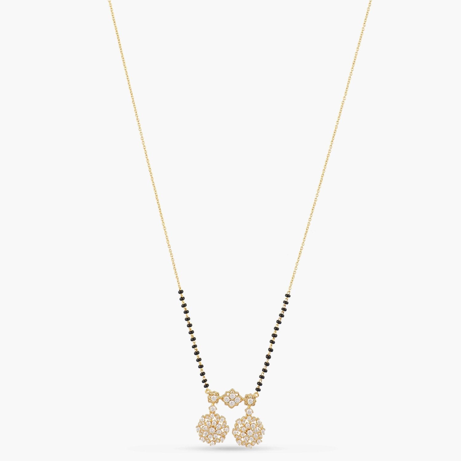 Necklace Anvitha CZ Silver Mangalsutra