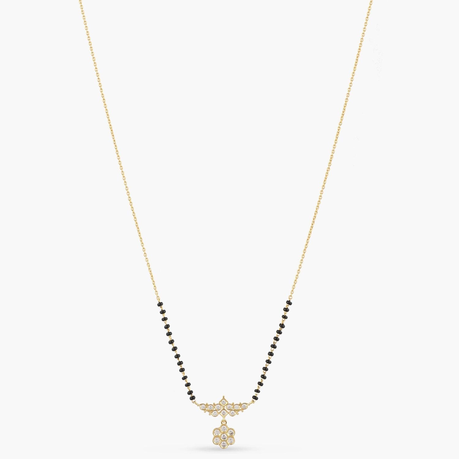 Necklace Vaidehi CZ Silver Mangalsutra