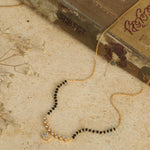 Necklace Dazzling Bloom CZ Silver Mangalsutra