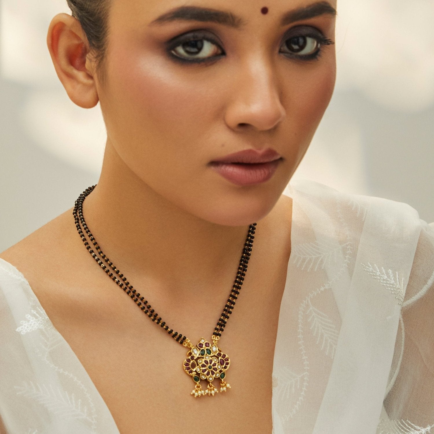Necklace Madhurima Silver Mangalsutra